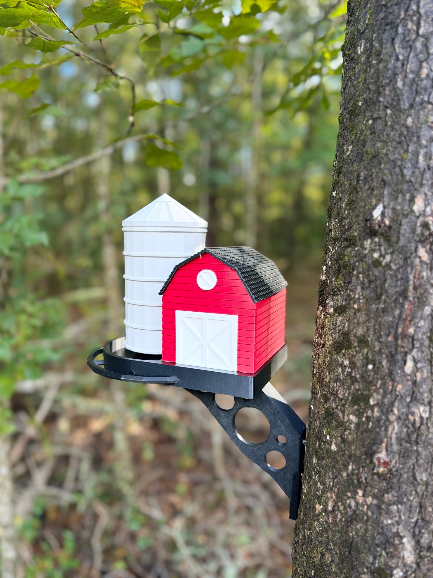 Rustic Barn Bird Feeder